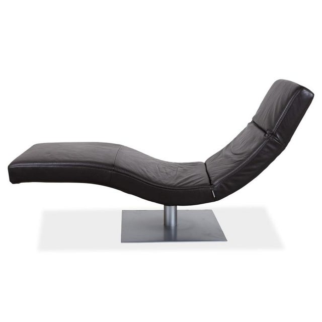 Leather Lounger in Brown with Manual Function by Willi Schillig For Sale - Image 15 of 17