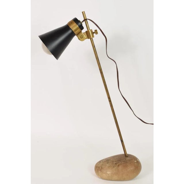 Azucena Italian Sasso Table Lamp by Luigi Caccia Dominioni for Azucena, 1940s For Sale - Image 4 of 12