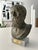 Stone Mid 20th Century Vintage Plaster Bust of Plato, Athenian Philosopher, Atop Marble Base For Sale - Image 7 of 7