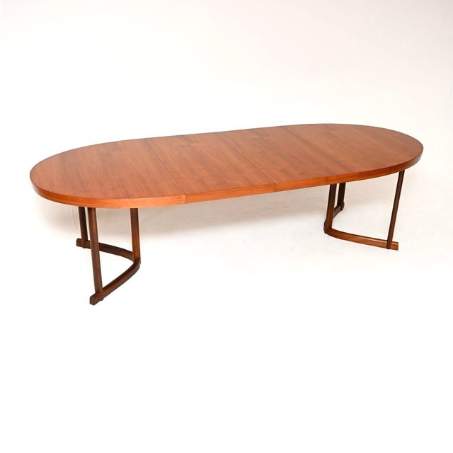 Danish Vintage Teak Dining Table by Johannes Andersen, 1960 For Sale - Image 11 of 11