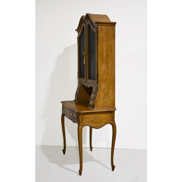Mid 20th Century Vintage French Provincial Secretary Desk by Thomasville For Sale - Image 5 of 14