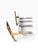 Stitched Leather Cocktail Table by Jacques Adnet, 1950s For Sale - Image 4 of 14