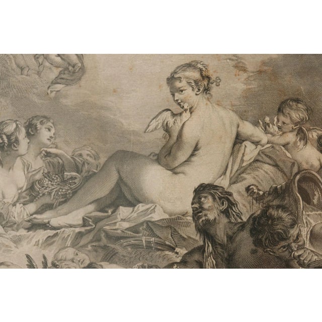 1747 the Birth and Triumph of Venus Framed Engraving For Sale In Tampa - Image 6 of 13