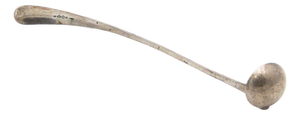 Right-Handed Silver Sauce Spoon