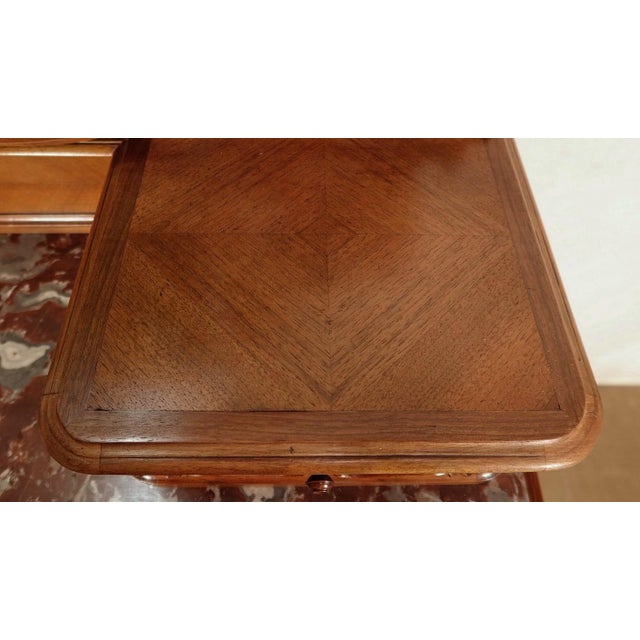 Rocaille Style Walnut Psyche Chest of Drawers from Maison Guinand-Le Glas, 1900s For Sale - Image 17 of 18