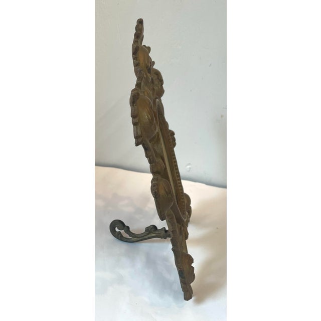 Antique Brass Picture Frame For Sale In Dallas - Image 6 of 7