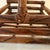 Wood Mid 20th Century Bamboo and Wicker Handled Table Serving Basket For Sale - Image 7 of 9