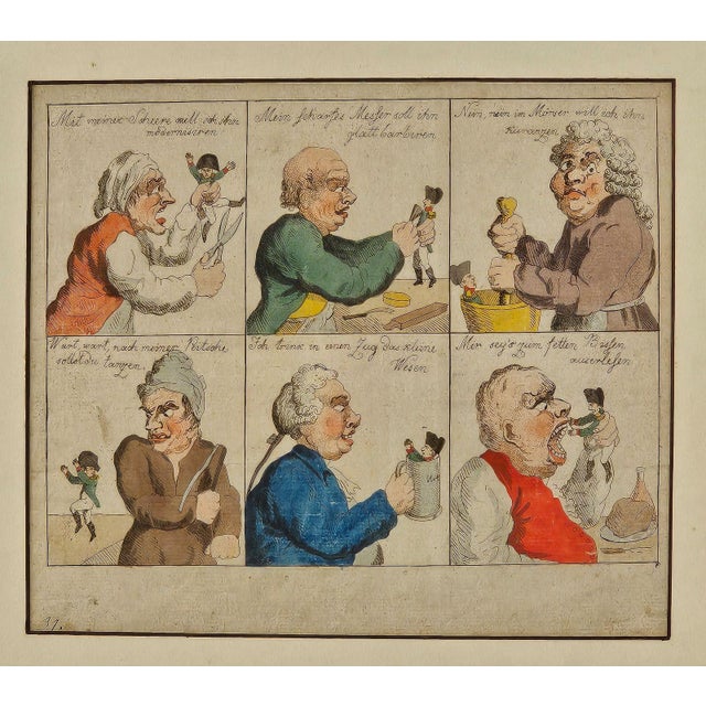 A provocative Napoleon cartoon, Germany circa 1820.