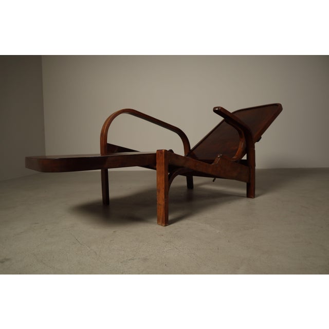 1950s Adjustable Lounge Chair by Walter Gerdau / Móveis Gerdau, Brazil, 1950 For Sale - Image 5 of 16