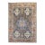 Vintage Navy Persian Square Accent Rug - 5'2" x 6'2" For Sale