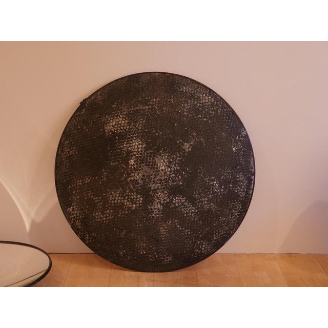 Metal Large Concave Parabolic Mirror, 1890s For Sale - Image 7 of 9