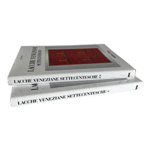 1990s Lacche Veneziane Settecentesche & History of Venetian Furniture Coffee Table Books - 2 Volumes