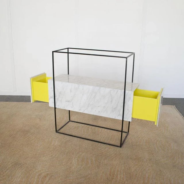 Console Table by Alessandro Giusti Egidio Di Rosa, 1980s For Sale - Image 4 of 9