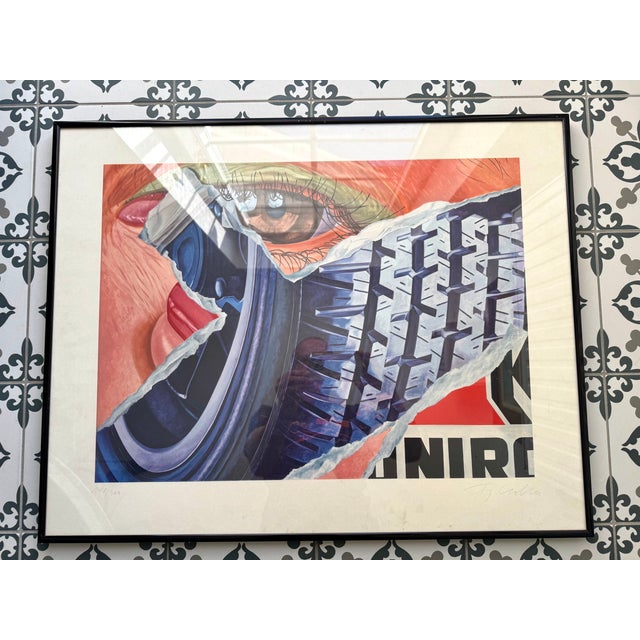 Fritz Köthe "UNIROYAL" Color Serigraph in Mint Condition! Fritz Köthe (1916–2005) was a German painter and graphic artist....