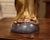 Mid 19th Century 19th Century French Polychrome and Giltwood Virgin Mary Statue For Sale - Image 5 of 10