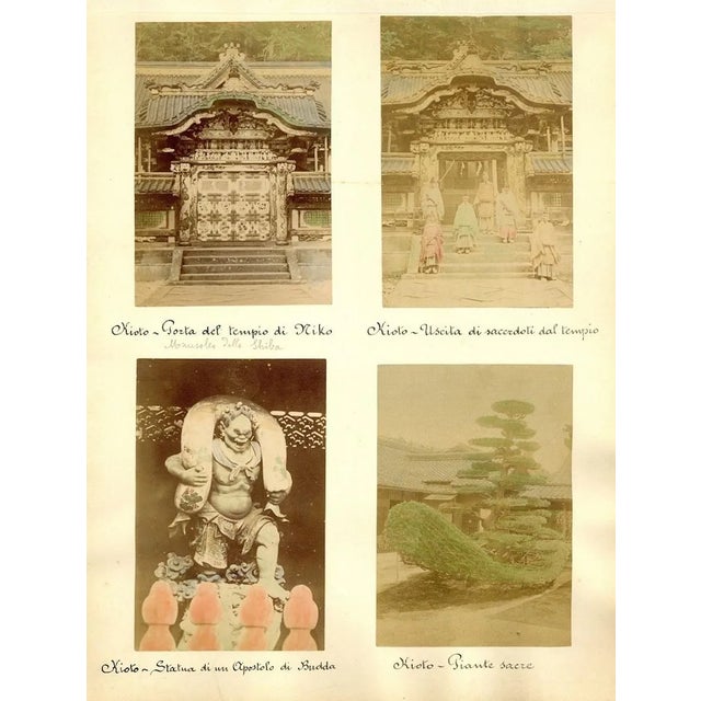 Temples in Japan - Ancient Albumen Print 1870/1890 1870/1890 For Sale