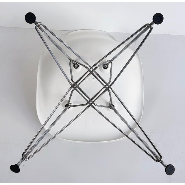 Charles and Ray Eames Plastic Chairs, Eiffel Bases for Vitra, Set of 8 For Sale - Image 11 of 18
