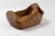 Hand-carved Olive Wood Bowl, Jean Paul Bain, Vallauris, France, circa 1970. Organic shaped bowl with handle. Signed on...