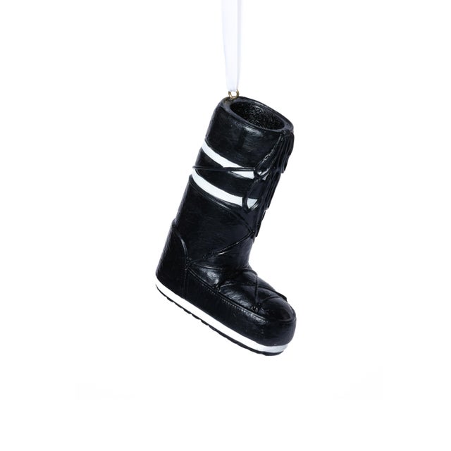 Add a touch of alpine charm to your holiday décor with these Après Ski Boot Ornaments. Designed to resemble iconic winter...
