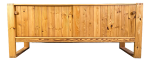 Scandinavian Pine Wood Sideboard, 1960s, 1970s