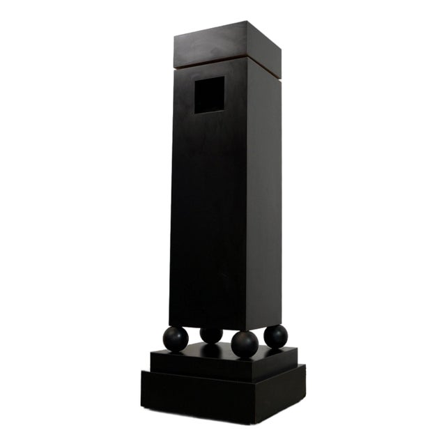 1990’s Postmodern Swivel Top Pedestal Display Column For Sale
