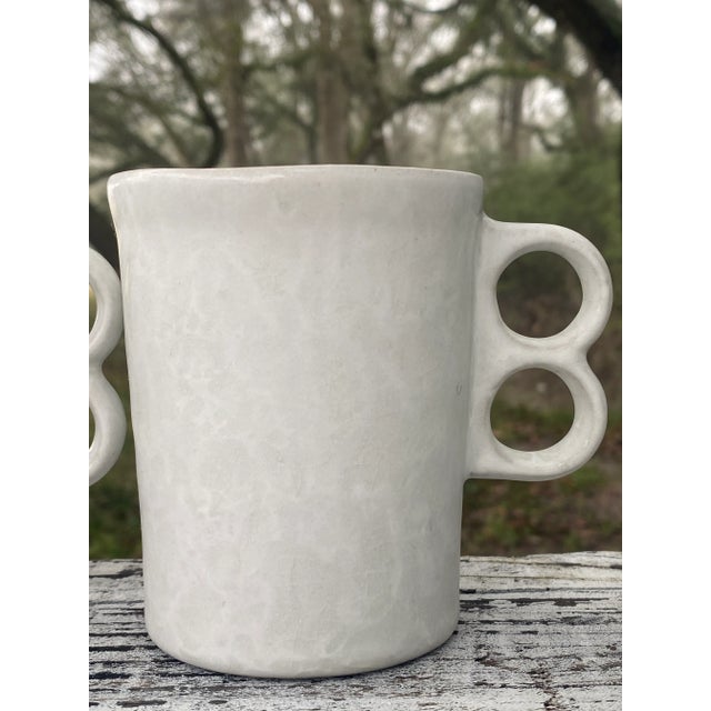 Ceramic Organic Modern David Gil “Trigger” Bennington Potters Mugs, Set of 10 For Sale - Image 7 of 10