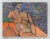 Mid-Century Modern Late 20th Century Fauvist Style Female Nude Painting For Sale - Image 3 of 3