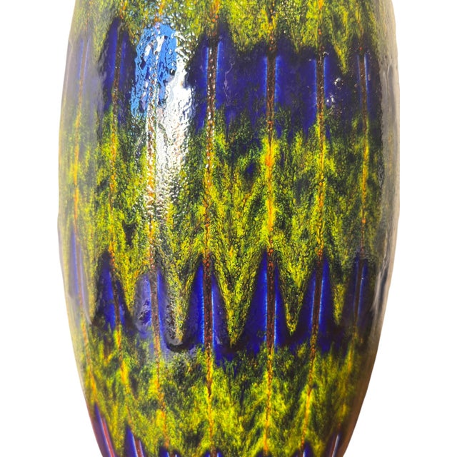 West German 248-50 Floor Vase from Scheurich Keramik, 1960s For Sale - Image 4 of 8