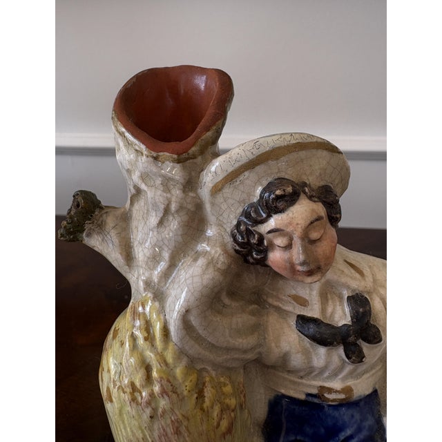 Antique Victorian Staffordshire Flatback Figure, 1860 For Sale - Image 3 of 9