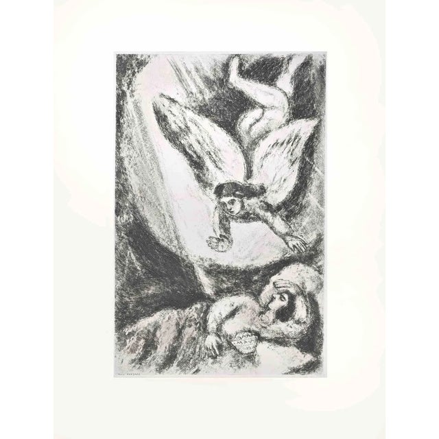 Marc Chagall, Solomon's Vision, Etching, 1956 For Sale