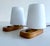 Wood Vintage Danish Table Lamps, Set of 2 For Sale - Image 7 of 15