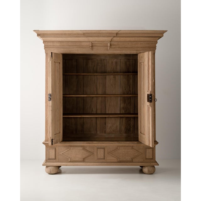 19th Century Oak Baroque Cabinet For Sale - Image 16 of 18