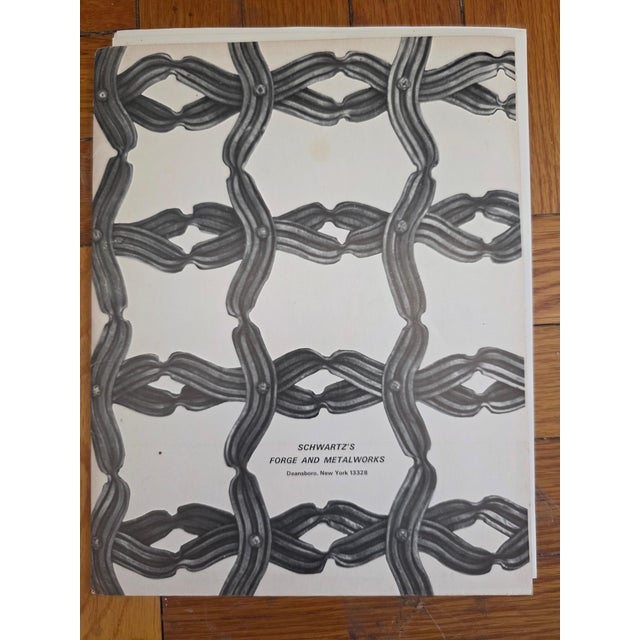 1980s XL Custom Forged Steel Fireplace Screen For Sale - Image 12 of 13