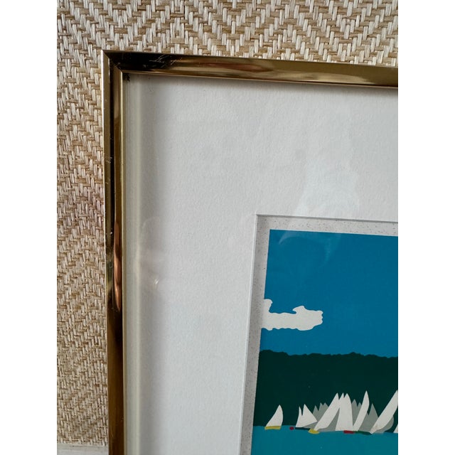 Signed Limited Edition Nautical Serigraphs, 1987 — Set of 2 Was For Sale - Image 10 of 12