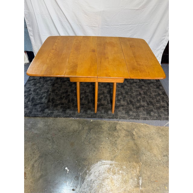 1950s 1950s Heywood Wakefield Dining Room Table For Sale - Image 5 of 12