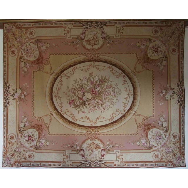 2000 - 2009 Handwoven Koberec Rug from Aubusson For Sale - Image 5 of 5