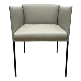 Frag Square Leather Arm Chair For Sale
