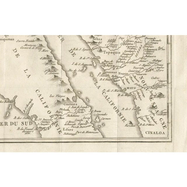 Map of the Overland Route to California, 1701 For Sale - Image 4 of 10