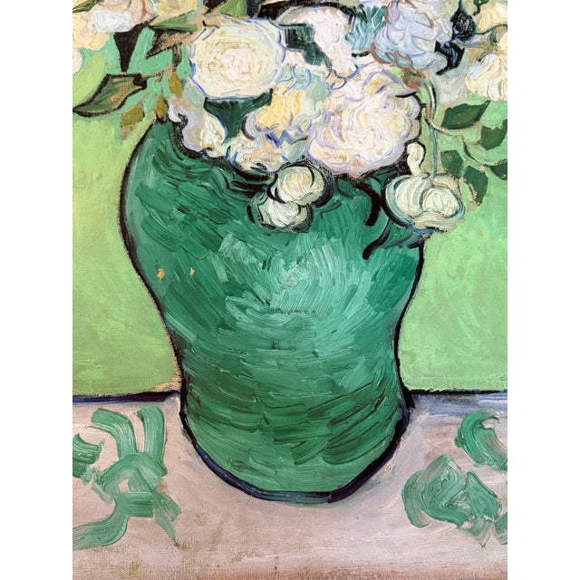 Authentic Rare Exhibition Posters From 1990 for the National Gallery of Art in Washington Featuring Vincent Van Gogh's Vase of Roses (1890 For Sale - Image 4 of 12