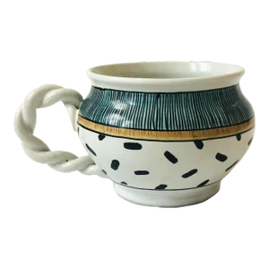 Postmodern Art Pottery Mug by Barry and Rosalind Hage