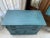 Antique Oak Petite Chest in Blue Paint For Sale - Image 9 of 12