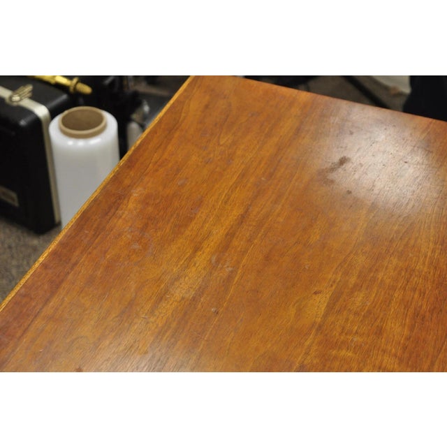 Vintage Lane Acclaim Mid Century Modern Walnut Dovetail Buffet Credenza Cabinet For Sale - Image 12 of 18