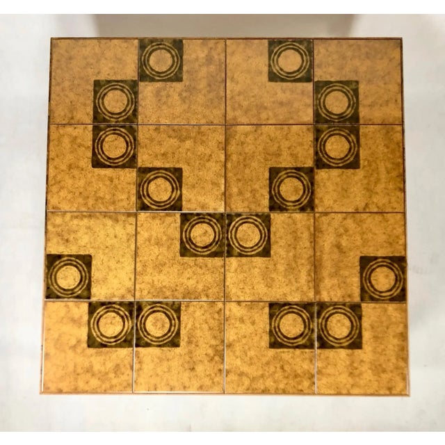 Mid-Century Mosaic Coffee Table from String Seffle Möbelfabrik, 1960s For Sale - Image 4 of 13