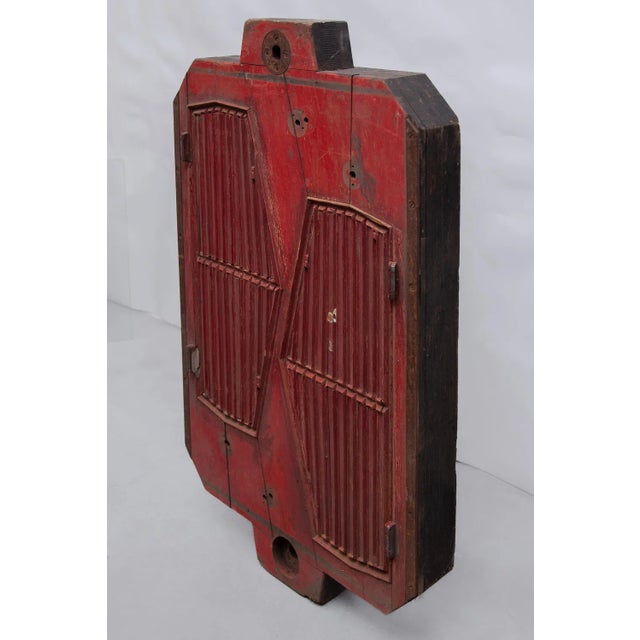 1950s Vintage French Industrial Wooden Foundry Mold, 1950s For Sale - Image 5 of 7