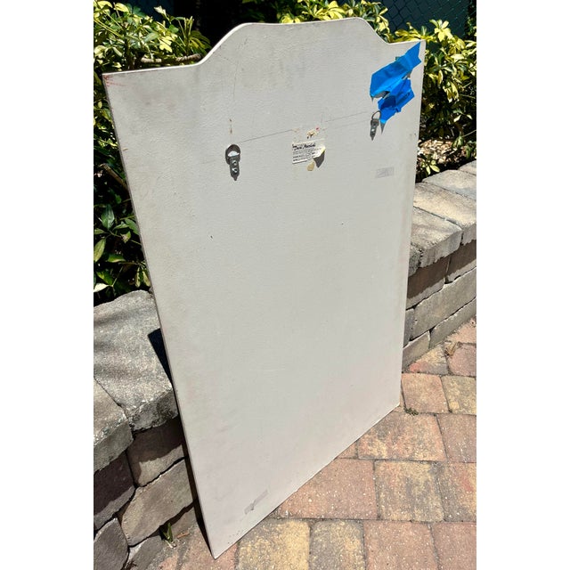 Turquoise 3 Piece David Marshall Signed and Numbered Hanging Wall Mirror Design, 1980s For Sale - Image 8 of 12