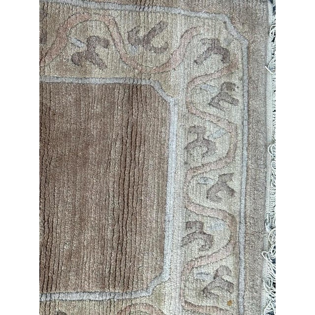 Textile Vintage Modern Design Nepalese Rug, 1980s For Sale - Image 7 of 15