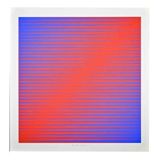Getulio Alviani, Design III a, 1971, Screen Print For Sale