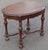 Wood Early 20th Century William and Mary Style Walnut Oval Side Table For Sale - Image 7 of 8