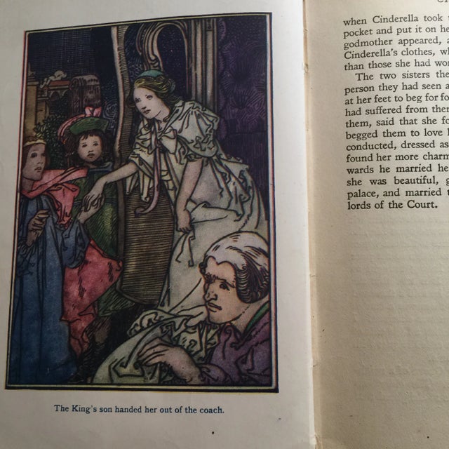 Cornflower Blue Perrault's Fairy Tales Book, C. 1913 For Sale - Image 8 of 10