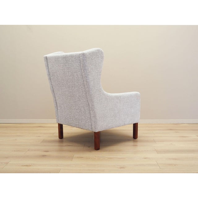 Wood Danish Lounge Armchair, Denmark, 1960s For Sale - Image 7 of 14
